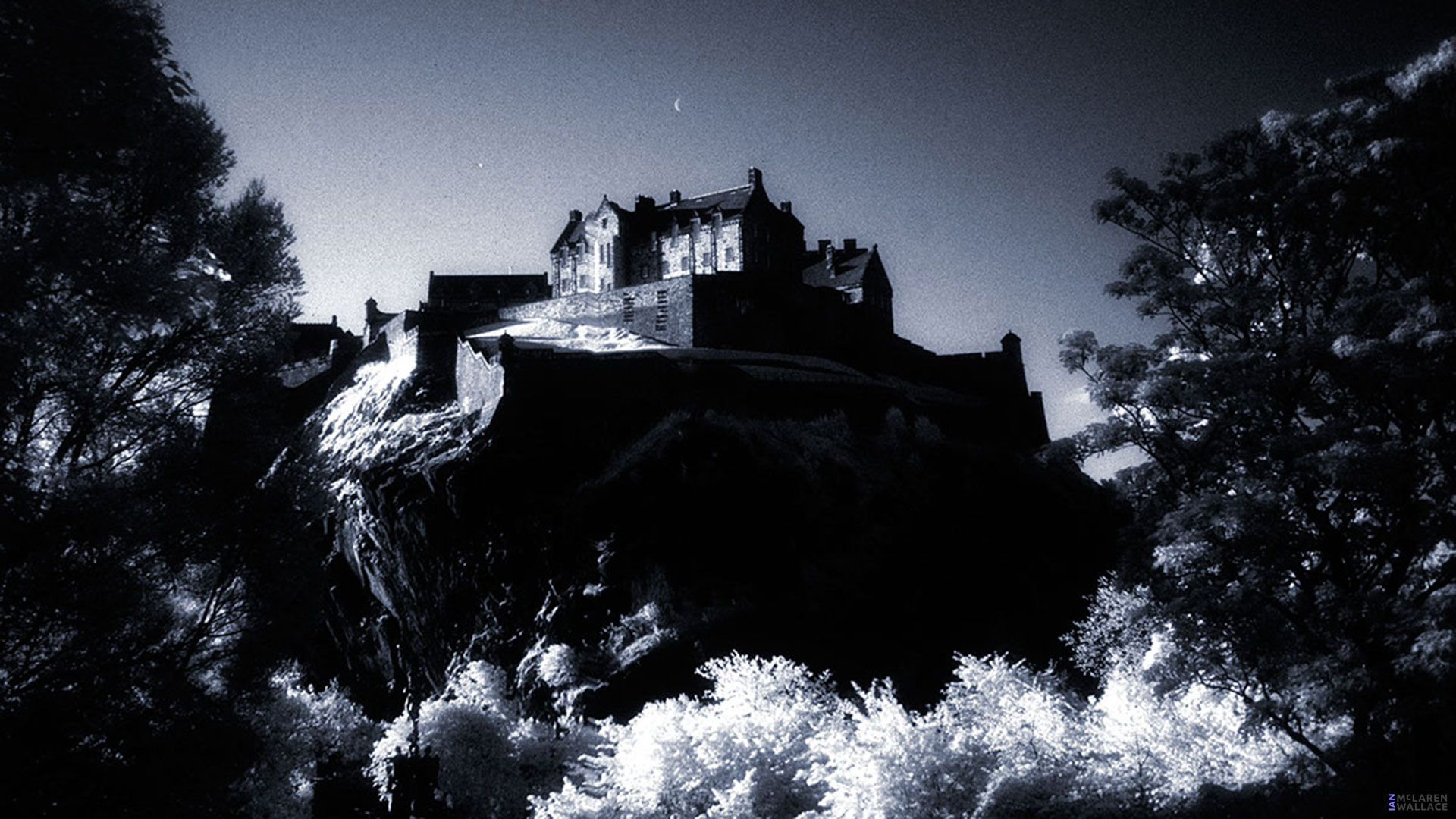 Midnight, Edinburgh Castle